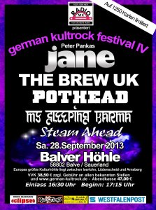 German Kultrock Festival Balver Hhle 28.09.2013